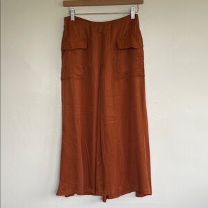 Usisi sister grace cupro skirt rust medium skirt cupro blend